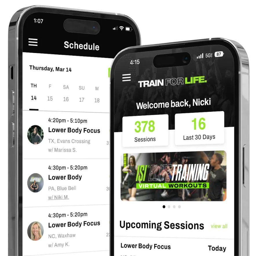 ISI app mockup